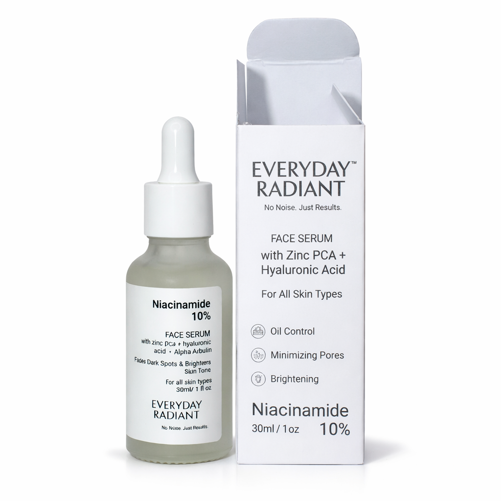 EVERYDAYRADIANT 10% Niacinamide Face Serum With Zinc PCA For Oily Acne Pore Skin